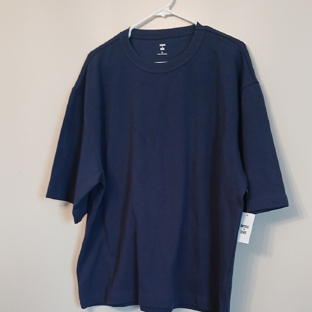Men's Mode Of One Navy Blue Short Sleeve Tee